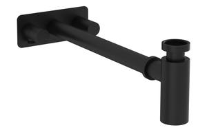 VitrA Bottle Trap for Basins w/Isolation Taps (Symmetric) - Matt Black